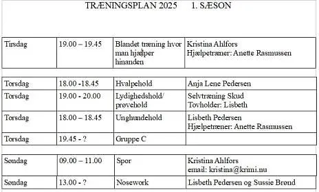 Træning schæferhund kreds 26 hvalpe Fyn